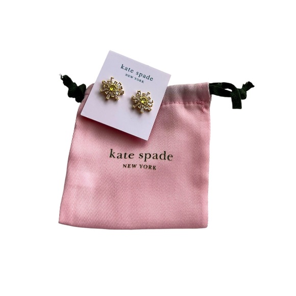New Kate Spade Sparkling CZ Stud Earrings - Picture 6 of 7